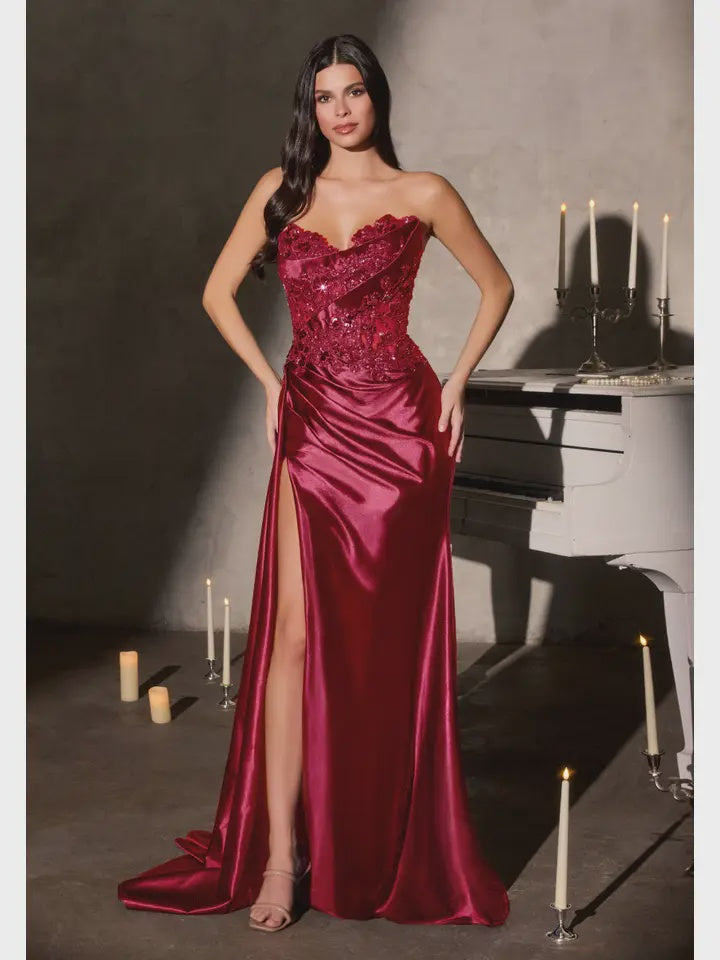 567 Shaleah Gown Red
