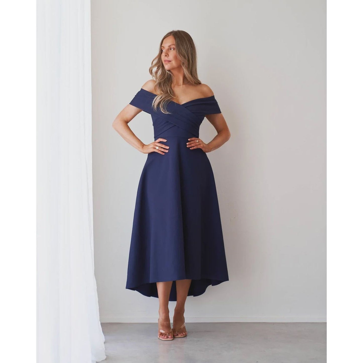 863 Belina Dress Navy