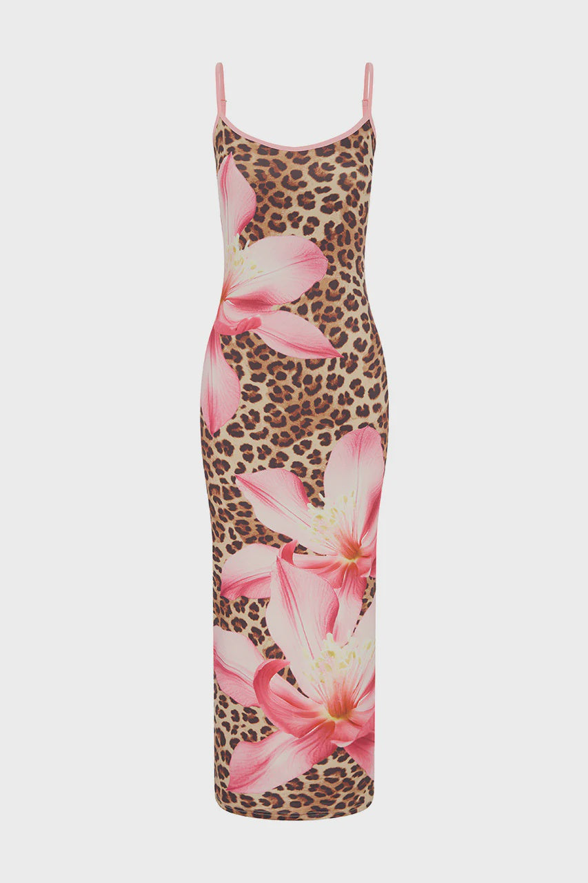 Victoria Midi Pink Leopard Black Ivy Boutique Victoria Midi Pink Leopard Black Ivy Boutique