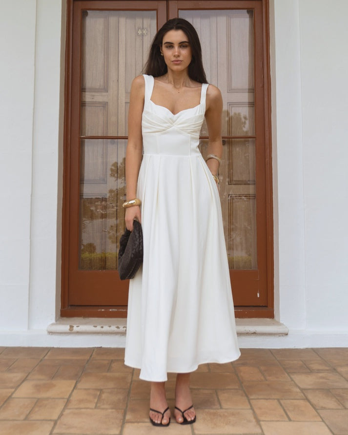 944 Elea Dress Ivory