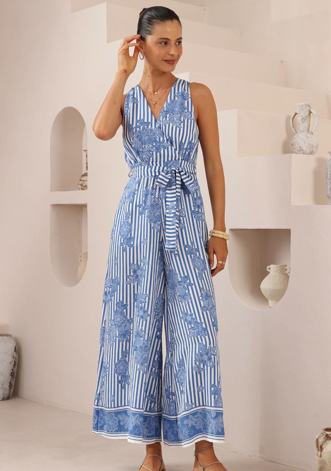 2857 Polly Jumpsuit Cobalt
