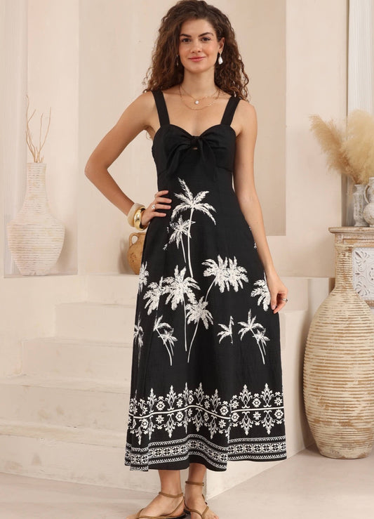 3017 Palm Maxi Black