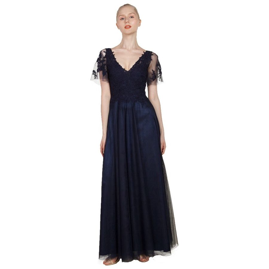 4212 Monika Gown Navy