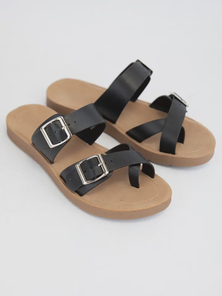 Pelin Flats Black