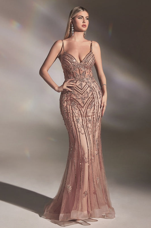 992 Romi Couture Gown Rose