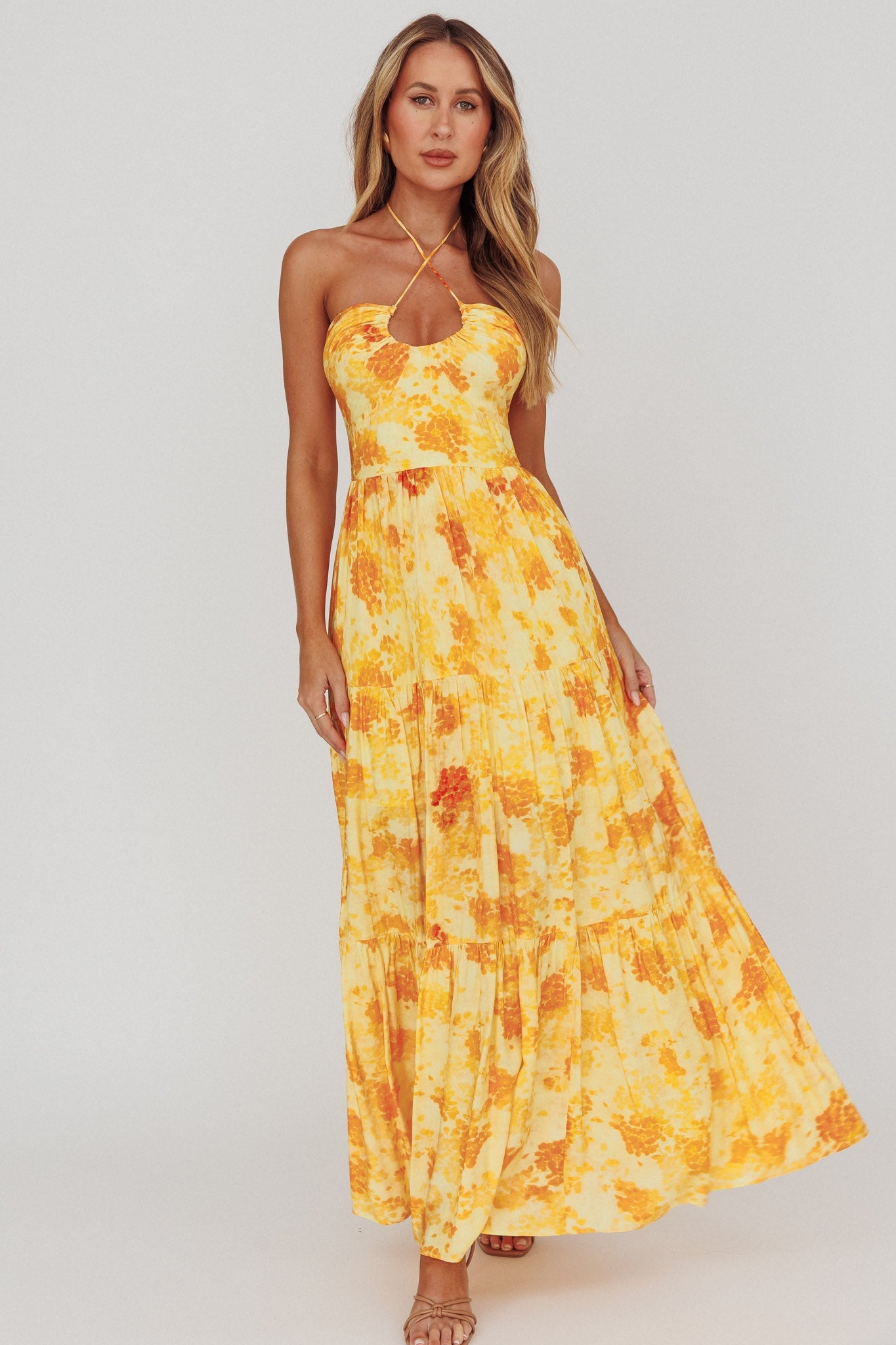 DM02 Samantha Maxi Yellow