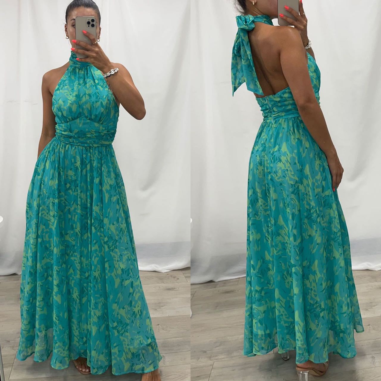 4421 Vienna Dress Green