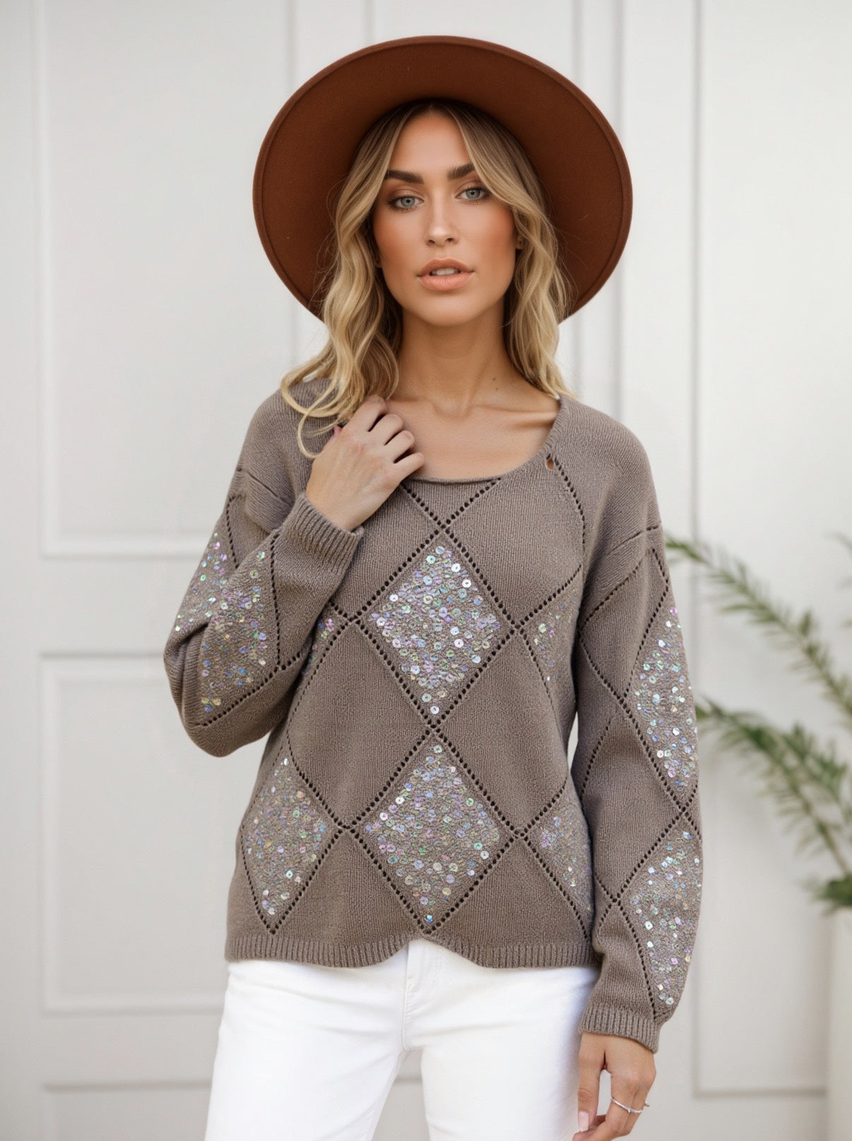0402 Monika Knit Silver