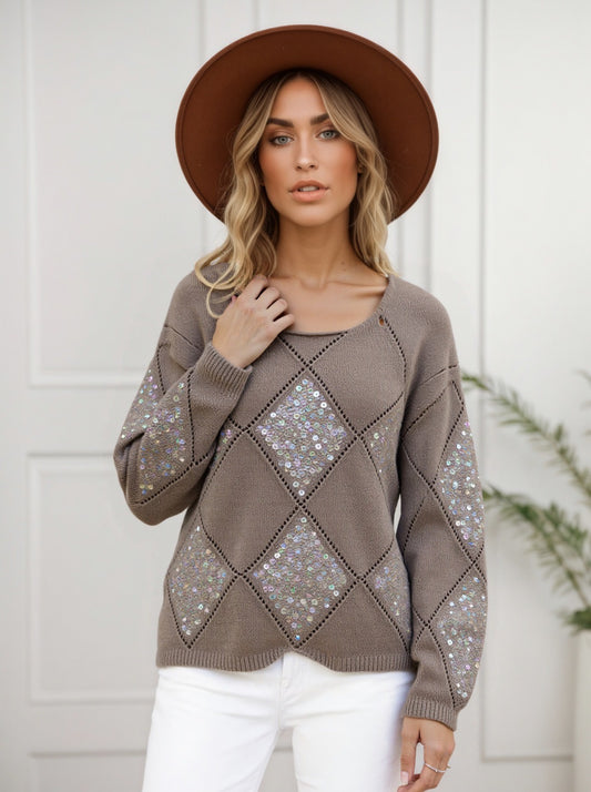 0402 Monika Knit Silver