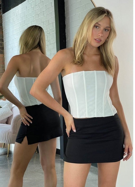 7141 Leticia Bustier White