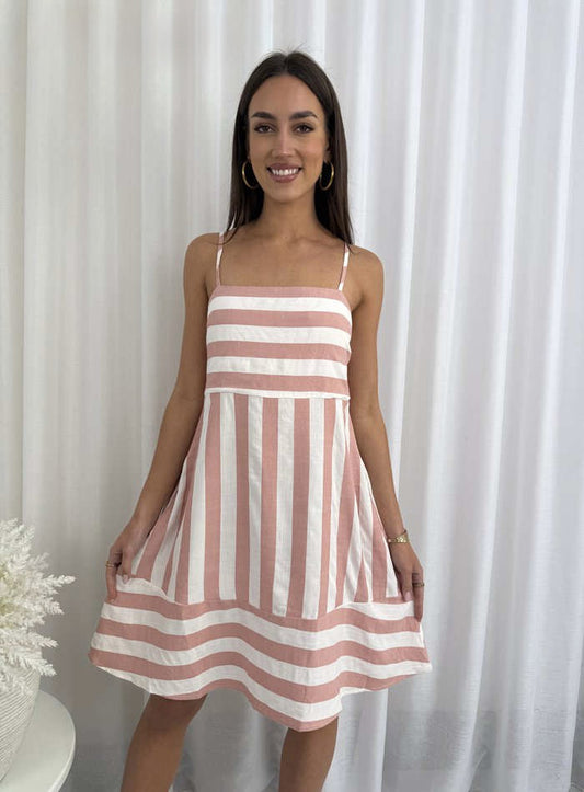 7885 Paula Mini Dress Pink