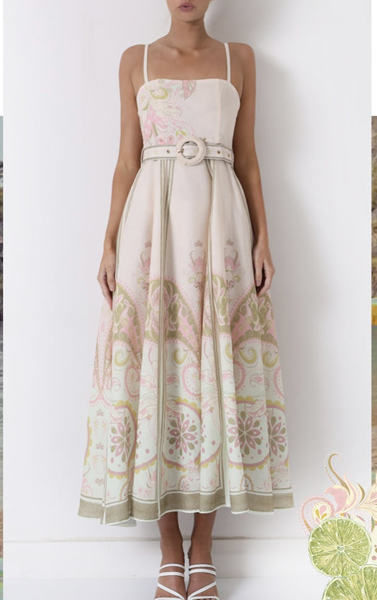 Amalfi Sol Midi Dress