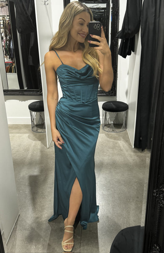 4333 Leonie Gown Teal