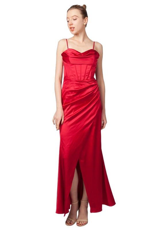 4333 Leonie Gown Red
