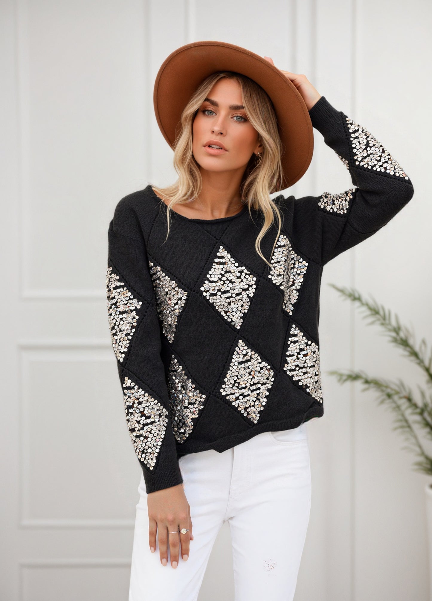 0402 Monika Knit Black
