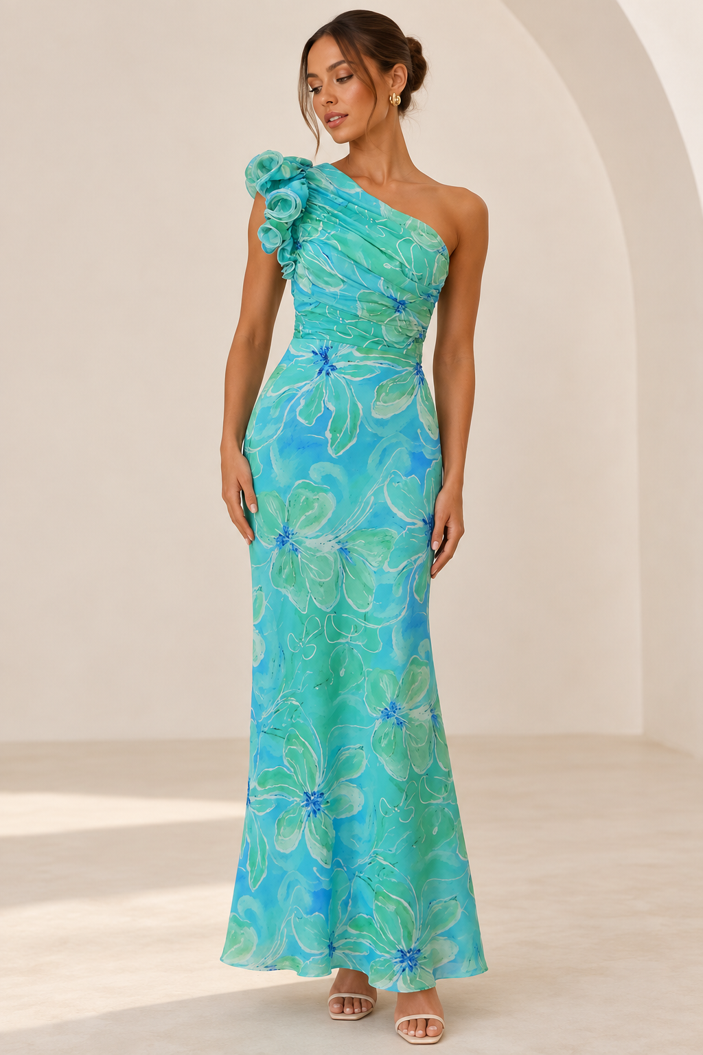 2B35 Cassandra Aqua Maxi