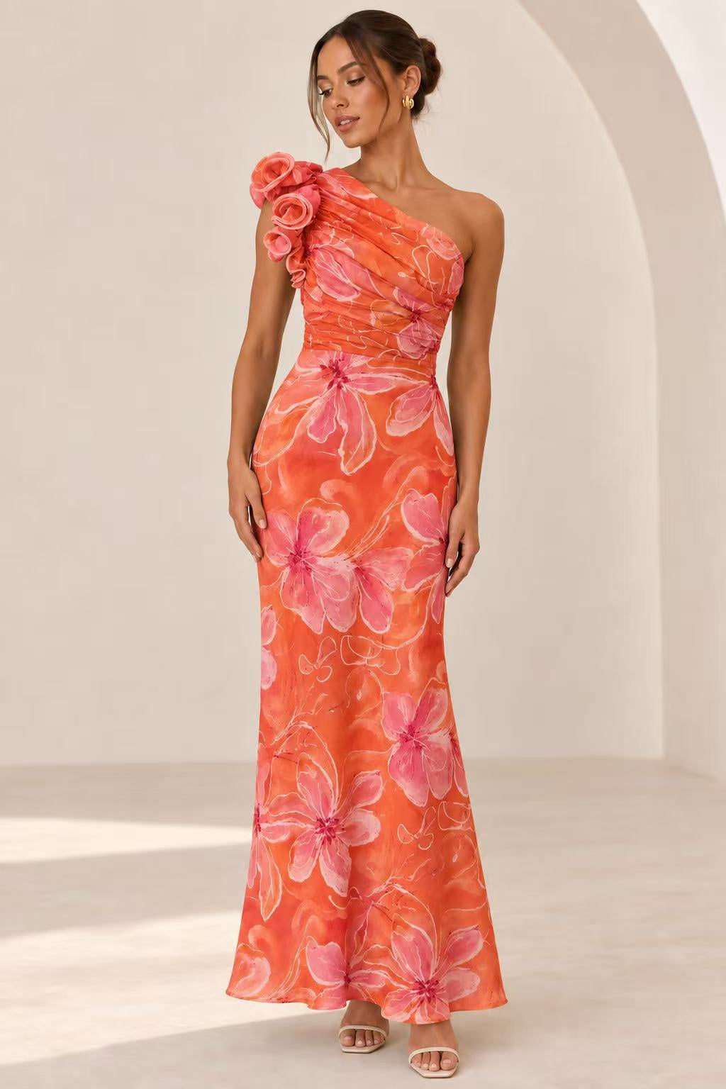 2B35 Cassandra Pink Maxi
