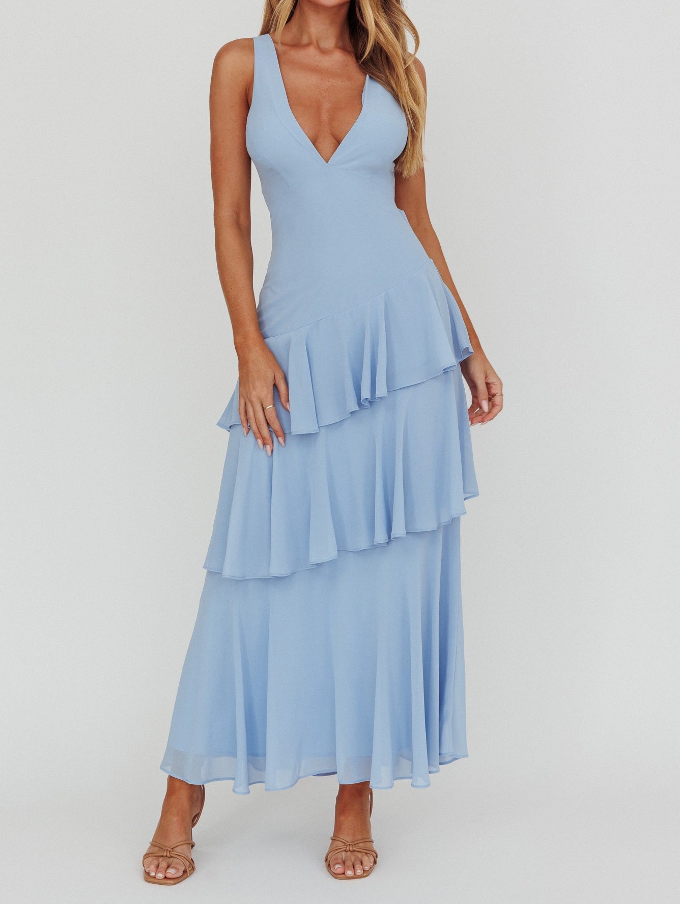 5B06 Nina Maxi Blue