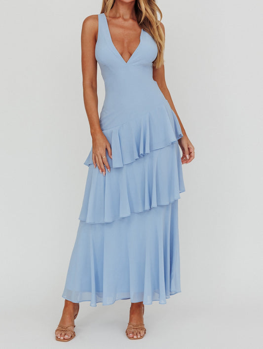 5B06 Nina Maxi Blue