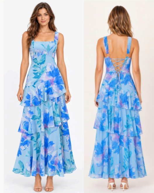 5B50 Sasha Maxi Blue