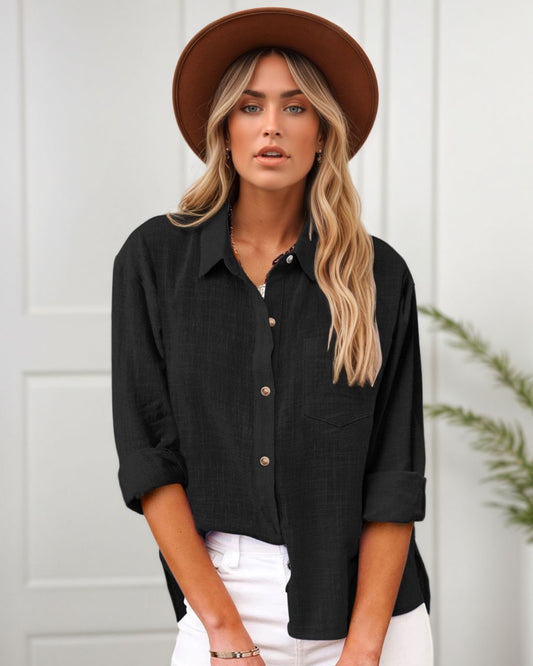 0803 Bernice Shirt Black