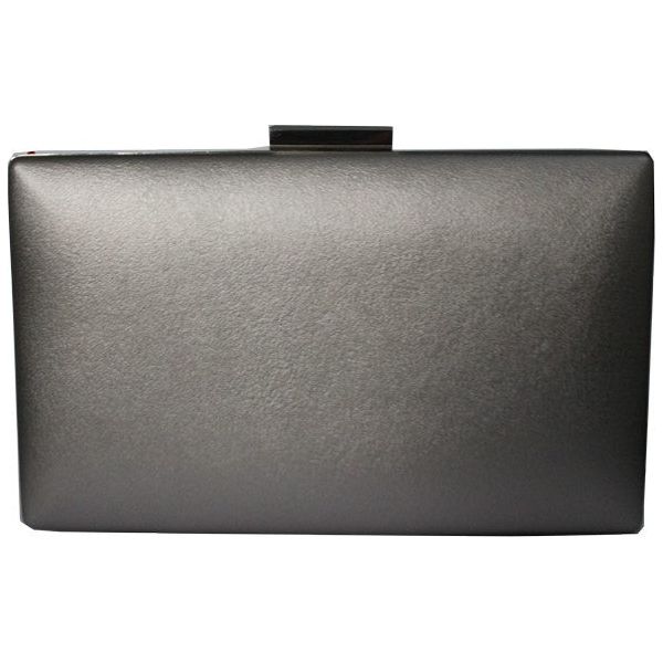 0928 Square Clutch Silver