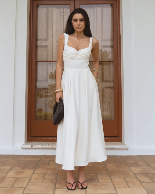 944 Elea Dress Ivory
