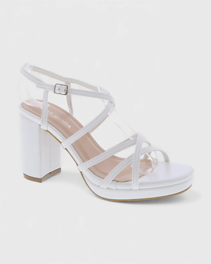 Lily Heels White