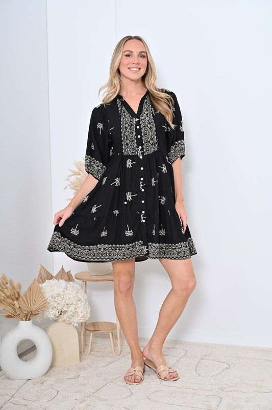 2569 Matilda Dress Black