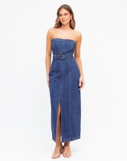 0072 Daynah Strapless Dress