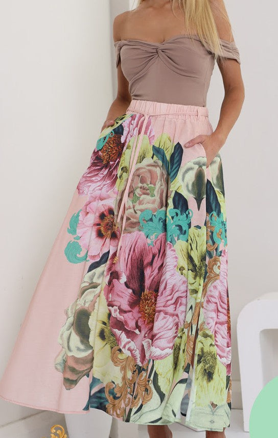 605 Del Sol Skirt Blush