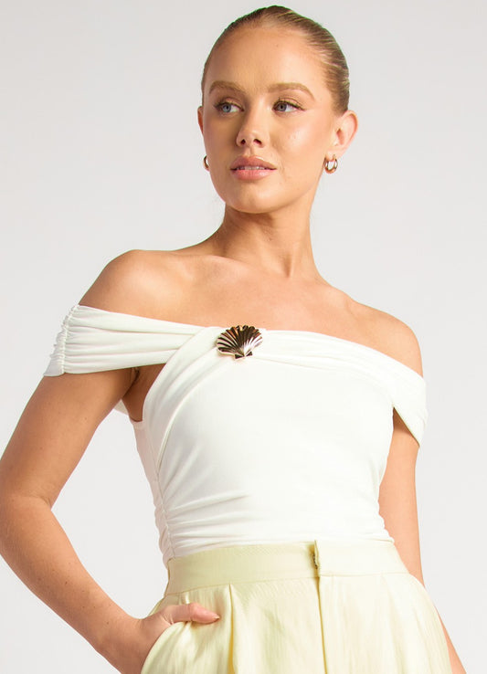 730B Hanna Bodysuit White