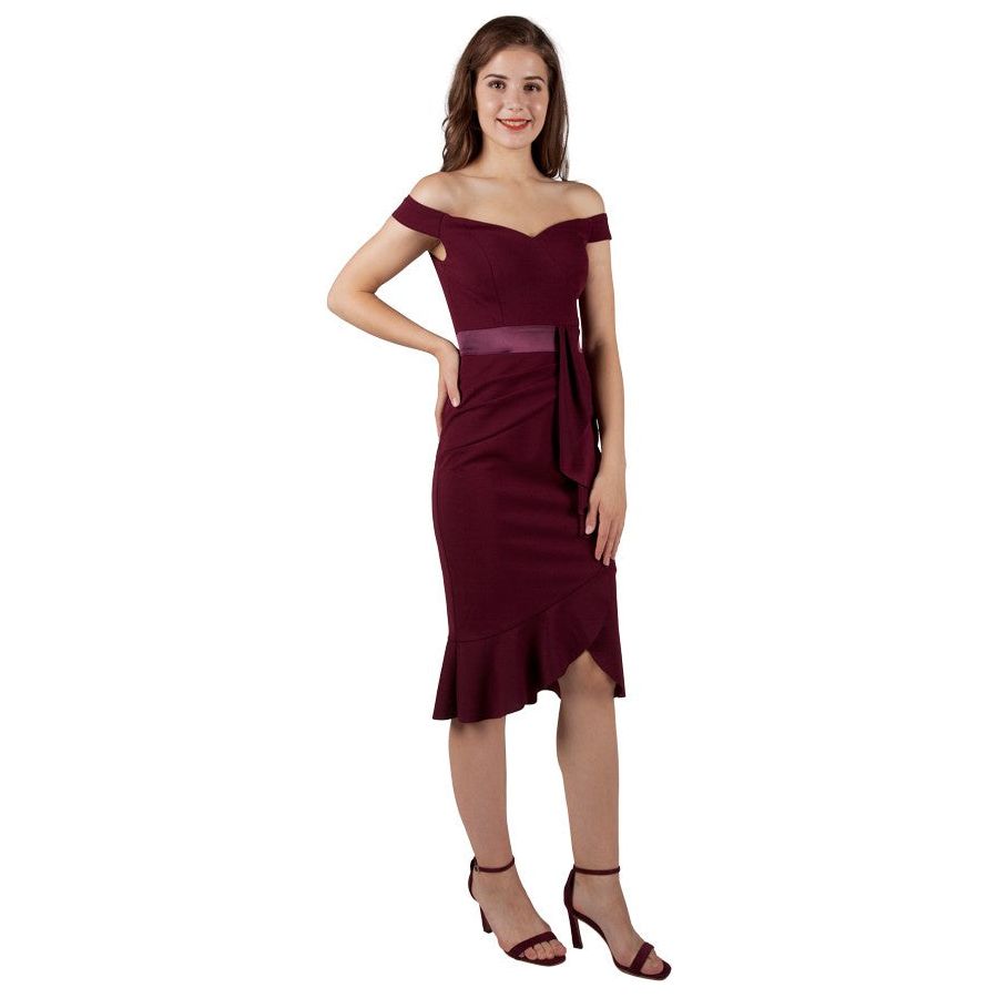 9011 Freida Dress Wine