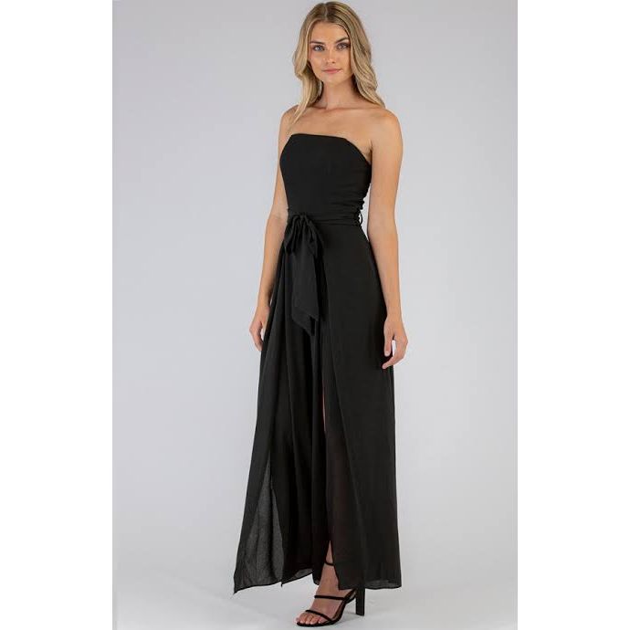 SSJP7 Lee Jumpsuit Black – Black Ivy Boutique - Main Image
