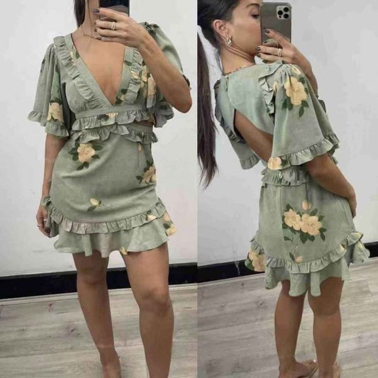 4489 Gracyn Dress Khaki