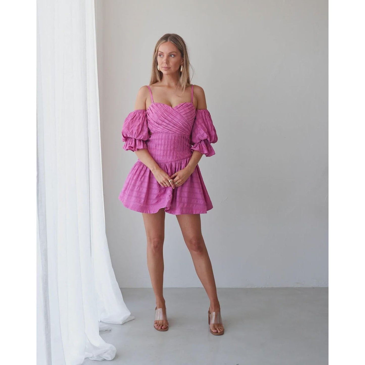 Penny Dress Fuschia