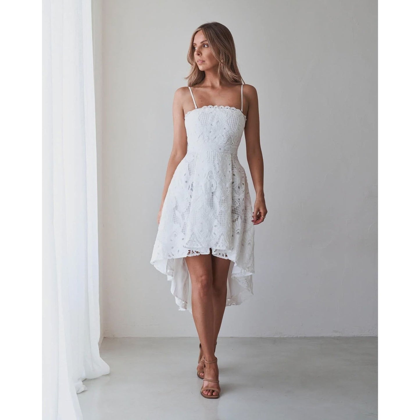 833 Hadara Dress White