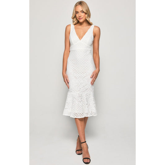 367A Leila Dress White