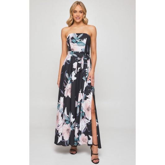 342-3A Leona Maxi Black